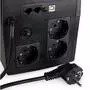 Источник бесперебойного питания Vinga LED 1200VA plastic case with USB (VPE-1200PU) - 10