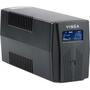Источник бесперебойного питания Vinga LCD 1200VA plastic case with USB (VPC-1200PU) - 1