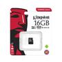 Карта памяти Kingston 16GB microSDHC class 10 Canvas Select Plus 100R A1 (SDCS2/16GBSP) - 2