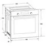 Духовой шкаф Interline HK 460 WH - 8