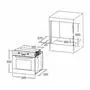 Духовой шкаф Interline HK 400 WH - 4