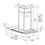 Вытяжка кухонная Elica FLAT GLASS IX A/90 - 1