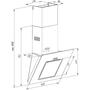 Вытяжка кухонная Pyramida NR-F 60 M BL IX - 2