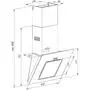 Вытяжка кухонная Pyramida NR-F 60 M BL IX - 2