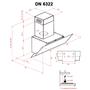 Вытяжка кухонная Perfelli DN 6322 W LED - 6