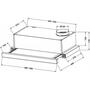 Вытяжка кухонная Eleyus Cyclon 470 50 BG - 3