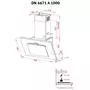 Вытяжка кухонная Perfelli DN 6671 A 1000 W - 9