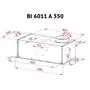 Вытяжка кухонная Perfelli BI 6011 A 550 DARK IV - 5