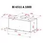 Вытяжка кухонная Perfelli BI 6511 A 1000 I - 6