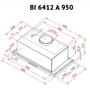 Вытяжка кухонная Perfelli BI 6412 A 950 I LED - 5