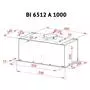 Вытяжка кухонная Perfelli BI 6512 A 1000 DARK IV LED - 5