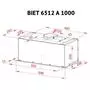 Вытяжка кухонная Perfelli BIET 6512 A 1000 W LED - 6