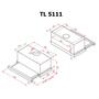 Вытяжка кухонная Perfelli TL 5111 W - 6