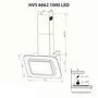 Вытяжка кухонная Minola HVS 6662 BL/I 1000 LED - 10