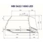 Вытяжка кухонная Minola HBI 5622 I 1000 LED - 7