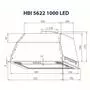 Вытяжка кухонная Minola HBI 5622 WH 1000 LED - 7