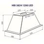 Вытяжка кухонная Minola HBI 5824 WH 1200 LED - 4