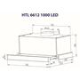 Вытяжка кухонная Minola HTL 6612 BL 1000 LED - 8