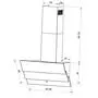 Вытяжка кухонная Interline AIR WH A/60/GL/T - 6