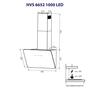 Вытяжка кухонная Minola HVS 6652 WH 1000 LED - 8