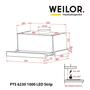 Вытяжка кухонная Weilor PTS 6230 BL 1000 LED strip - 1