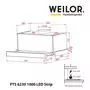 Вытяжка кухонная Weilor PTS 6230 BL 1000 LED strip - 1
