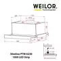 Вытяжка кухонная Weilor Slimline PTM 6230 SS 1000 LED strip - 1