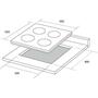 Варочная поверхность Borgio 6170/19 W FFD(White Glass) - 1