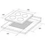 Варочная поверхность Borgio 6170/19 W FFD(White Glass) - 1