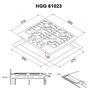 Варочная поверхность Perfelli HGG 61023 WH - 7