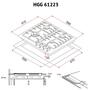 Варочная поверхность Perfelli HGG 61223 IV - 6