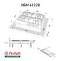 Варочная поверхность Perfelli HGM 61220 WH - 9