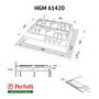 Варочная поверхность Perfelli HGM 61420 BL - 7
