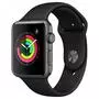 Смарт-часы Apple Watch Series 3 GPS, 42mm SpaceGrey Aluminium Case Black Band (MTF32FS/A) - 1