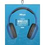 Наушники Trust Dona Wireless Over-Ear Mic Blue (22890) - 9