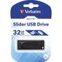 USB флеш накопитель Verbatim 32GB Slider Black USB 2.0 (98697) - 4