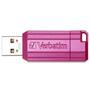 USB флеш накопитель Verbatim 32GB STORE'N'GO PIN STRIPE PINK USB 2.0 (49056) - 1