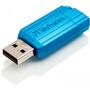 USB флеш накопитель Verbatim 32GB Store 'n' Go PinStripe Blue USB 2.0 (49057) - 3