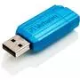 USB флеш накопитель Verbatim 32GB Store 'n' Go PinStripe Blue USB 2.0 (49057) - 3