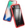 Чехол для моб. телефона Baseus See-through glass protective для iPhone X, Red (WIAPIPHX-YS09) - 1