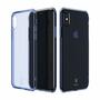 Чехол для моб. телефона Baseus Simple Series Pluggy для iPhone X, Transparent Blue (ARAPIPHX-A03) - 2