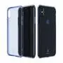 Чехол для моб. телефона Baseus Simple Series Pluggy для iPhone X, Transparent Blue (ARAPIPHX-A03) - 2