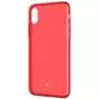 Чехол для моб. телефона Baseus Simple Series Pluggy для iPhone X, Transparent Red (ARAPIPHX-A09) - 1