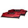 Модуль памяти для компьютера DDR4 16GB (2x8GB) 3000 MHz RipjawsV Red G.Skill (F4-3000C15D-16GVR) - 1