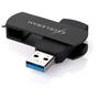 USB флеш накопитель eXceleram 128GB P2 Series Black/Black USB 3.1 Gen 1 (EXP2U3BB128) - 1