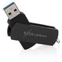 USB флеш накопитель eXceleram 128GB P2 Series Black/Black USB 3.1 Gen 1 (EXP2U3BB128) - 2