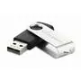 USB флеш накопитель eXceleram 8GB P1 Series Silver/Black USB 2.0 (EXP1U2SIB08) - 1