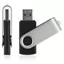 USB флеш накопитель eXceleram 8GB P1 Series Silver/Black USB 2.0 (EXP1U2SIB08) - 3