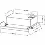 Вытяжка кухонная Eleyus Cyclon 470 60 BL - 3