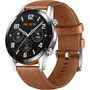 Смарт-часы Huawei Watch GT 2 46mm Classic Silver BROWN шкіра (Latona-B19V) (55024470) - 2